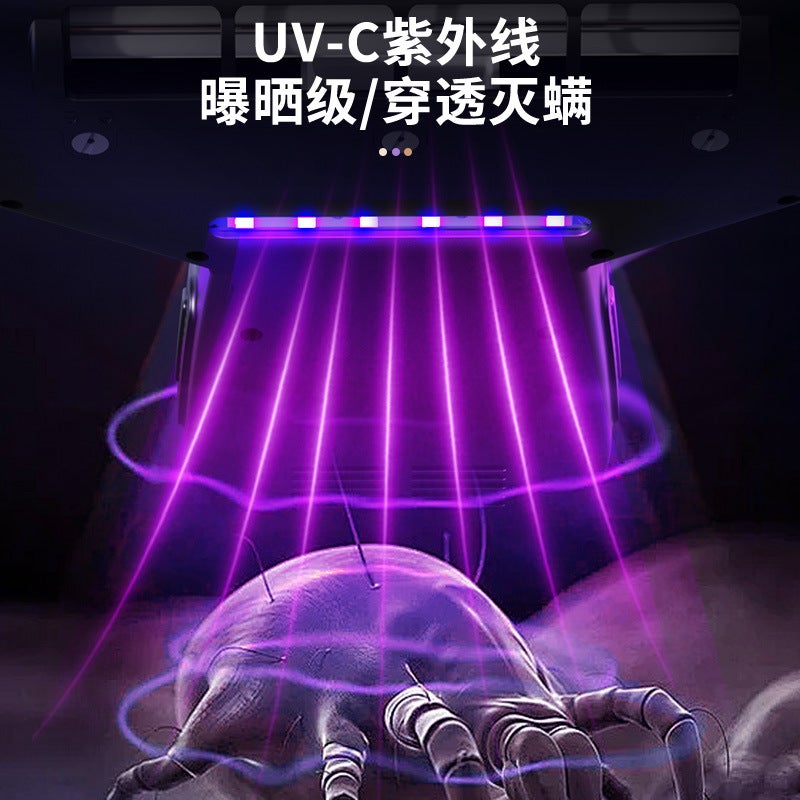 New Uv Household Wireless Acarite Removal Instrument Large Suction Spatting Roller Brush Vacuum Cleaner Sterilization And Mite Removal Artifact - Image 4